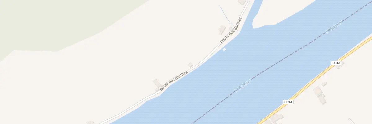 Plan du 7416 Rte des Barthes à Sainte-Marie-de-Gosse