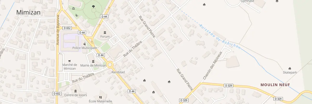 Plan du 14 Rue Grand Pierre à Mimizan