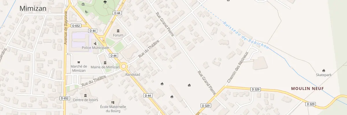 Plan du 16 Rue Grand Pierre à Mimizan