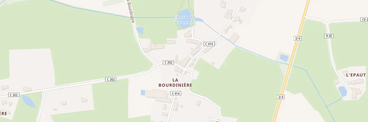 Plan du 41 La Bourdiniere à Pannecé