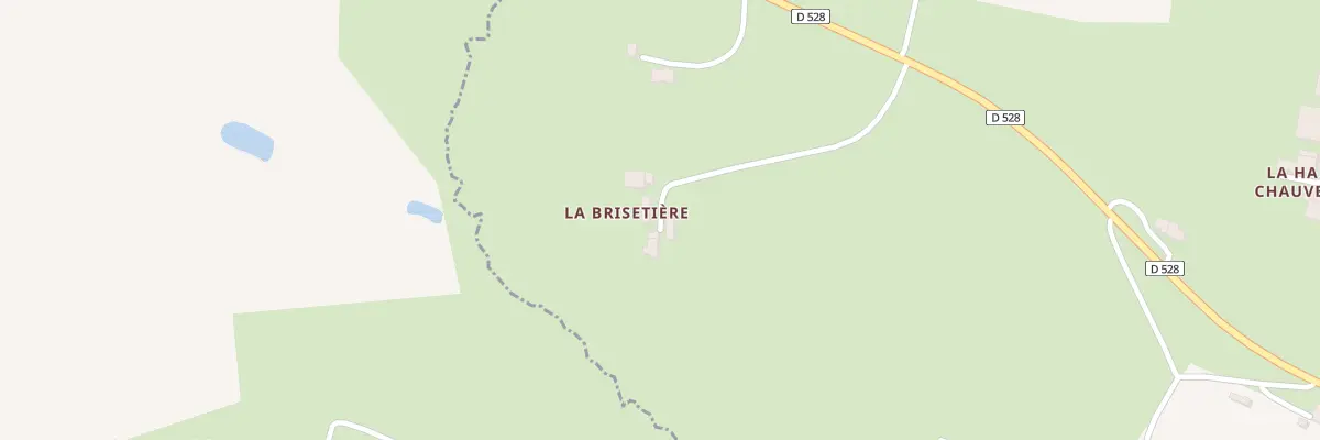 Plan du 435 La Bristière à Balazé