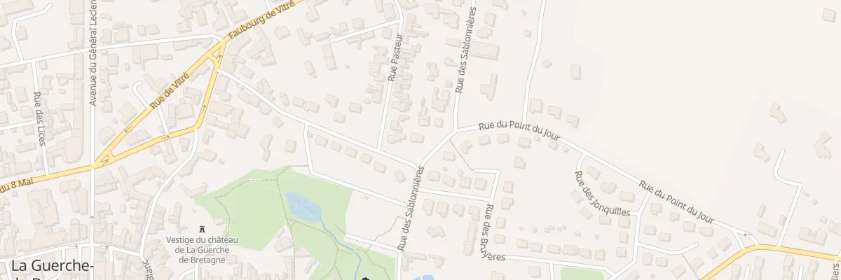 Plan du 13 Rue Clémenceau à La Guerche-de-Bretagne