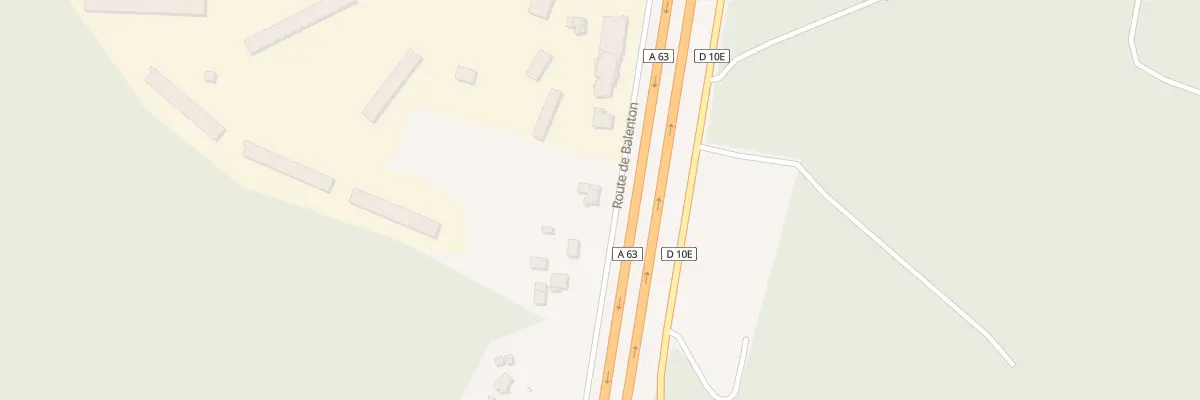 Plan du 3280 Rte de Balenton à Magescq