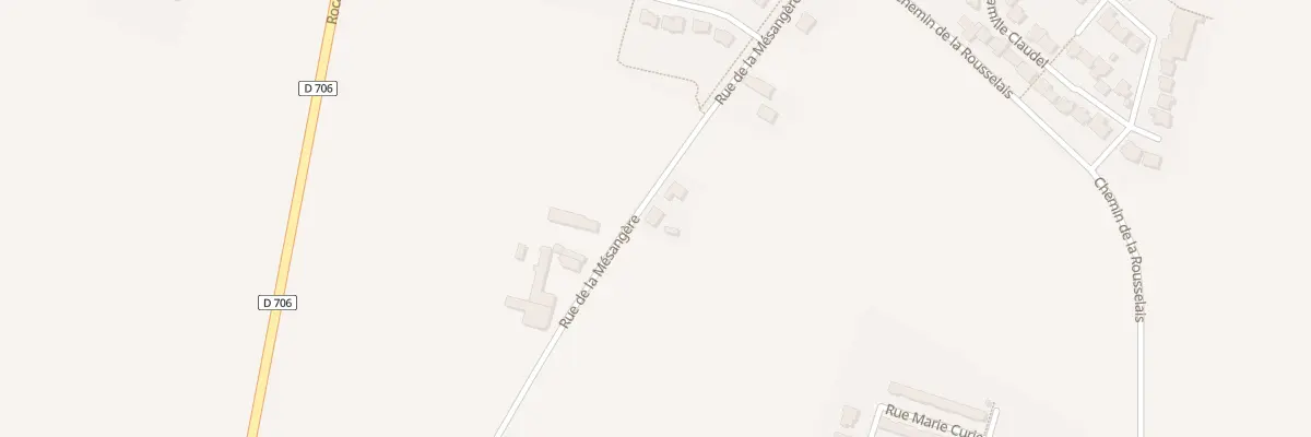 Plan du 23 Rue de la Mésangère à Lécousse