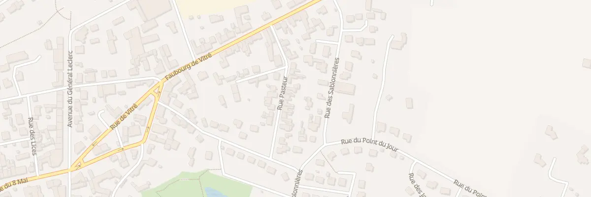 Plan du 9 Rue Pasteur à La Guerche-de-Bretagne