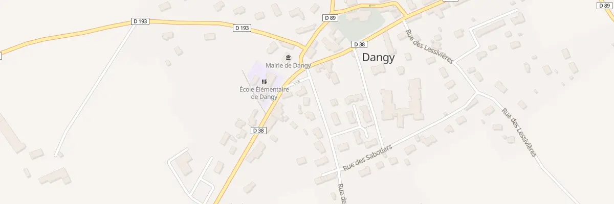 Plan du 2 Rue des Étangs à Dangy