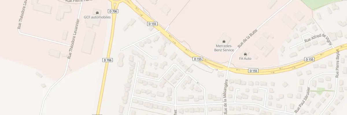 Plan du 22 Rue Elisa Mercoeur à Lécousse
