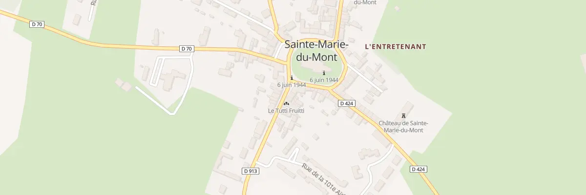 Plan du 5 Rue 101eme Airborn à Sainte-Marie-du-Mont