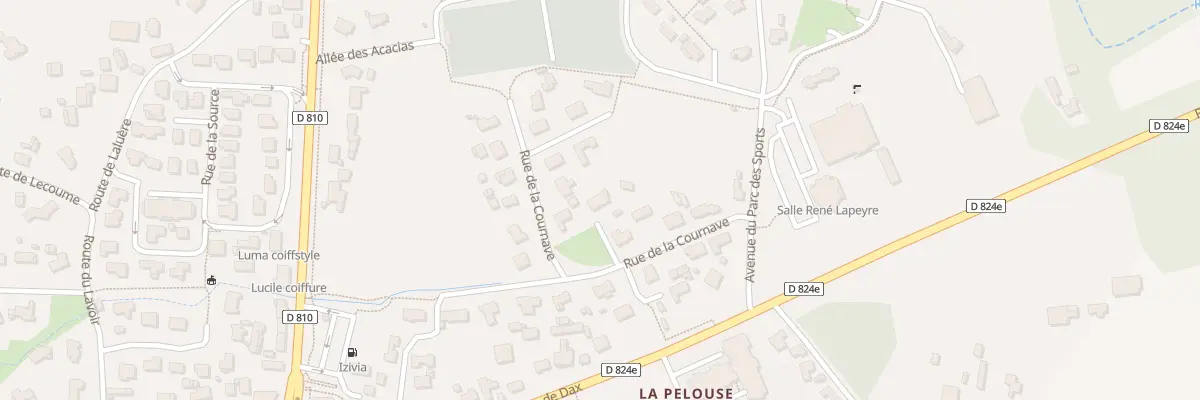 Plan du 10 Rue de la Cournave à Saint-Geours-de-Maremne