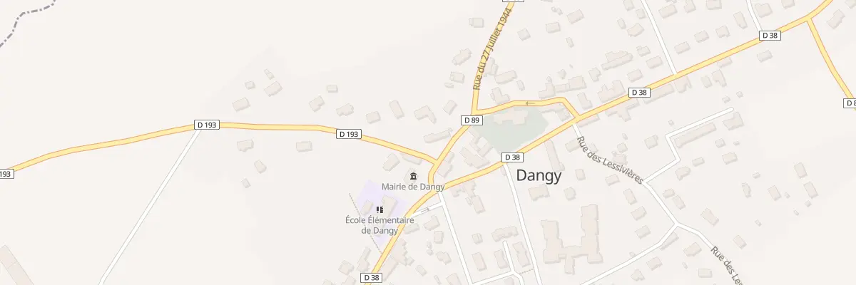 Plan du 1 Rue Saint Martin à Dangy