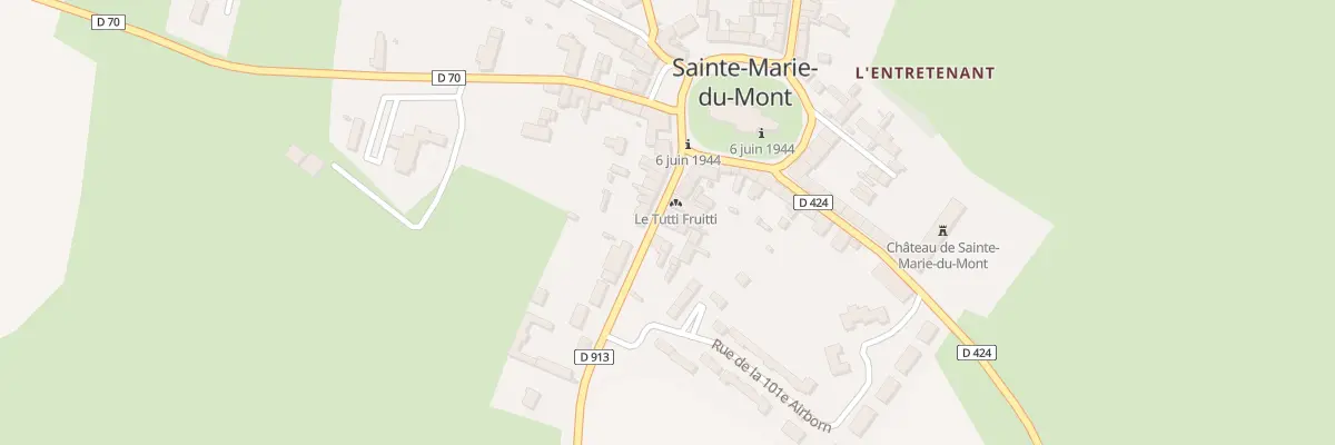 Plan du 11 Rue 101eme Airborn à Sainte-Marie-du-Mont