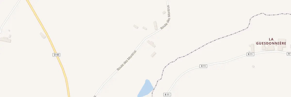 Plan du 1 Le Mutrel à Saint-Laurent-de-Terregatte