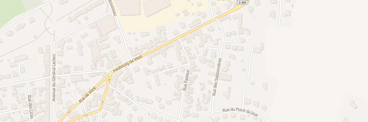Plan du 4 Rue Pasteur à La Guerche-de-Bretagne