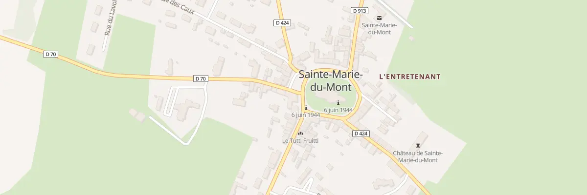 Plan du 14 Pl de l’Eglise à Sainte-Marie-du-Mont