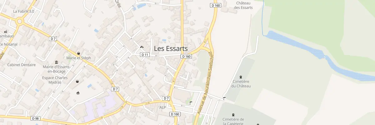 Plan du 1T Rue du général de gaulle à Essarts-en-Bocage