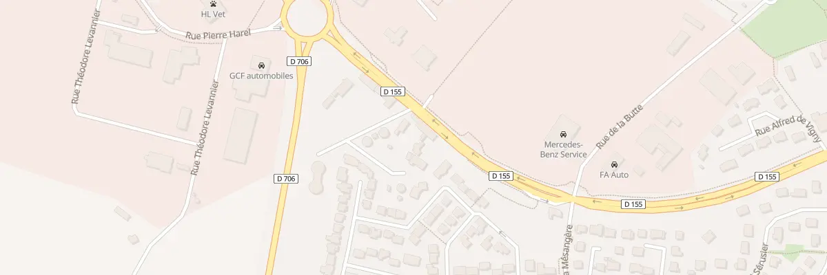 Plan du 1 All de la Haute Garenne à Lécousse