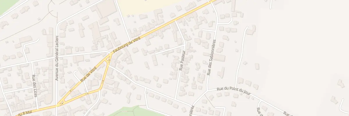 Plan du 8 Rue Pasteur à La Guerche-de-Bretagne