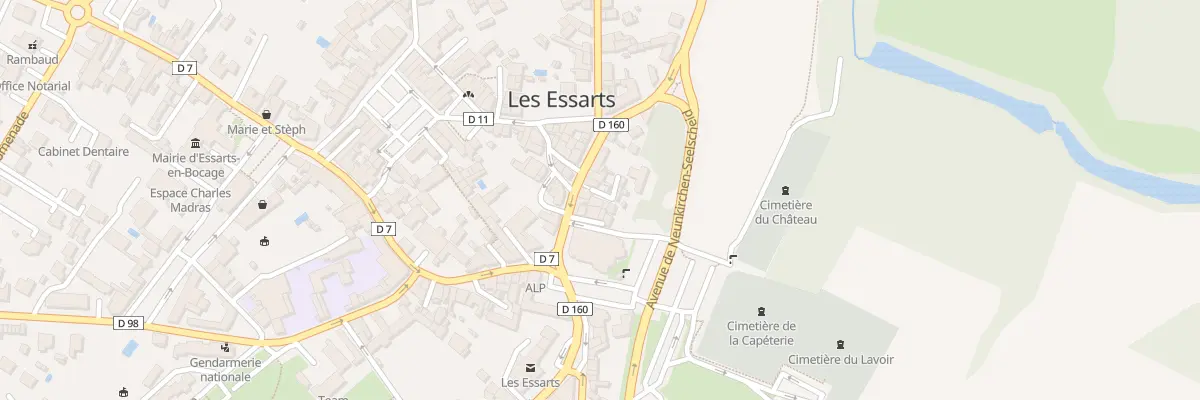 Plan du 13B Rue du général de gaulle à Essarts-en-Bocage