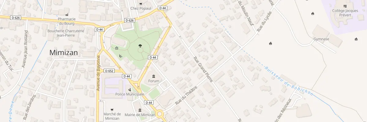 Plan du 6B Rue Grand Pierre à Mimizan
