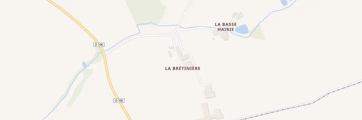 Plan du 1 La Bretinière à Domalain