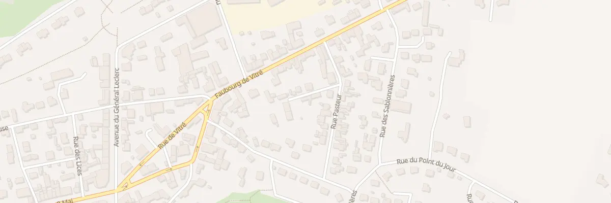 Plan du 6 Rue Pasteur à La Guerche-de-Bretagne