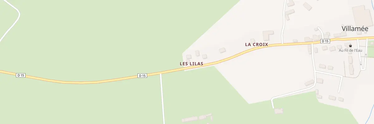 Plan du 52 Les Lilas à Villamée