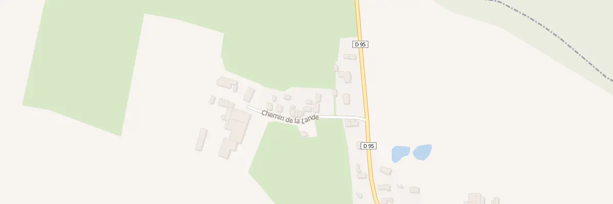 Plan du 6 Che de la Lande à Chelun