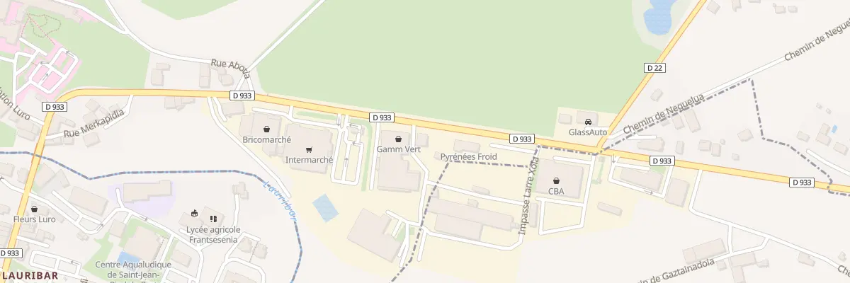 Plan du 544 Av Colonel Beltrame à Ispoure