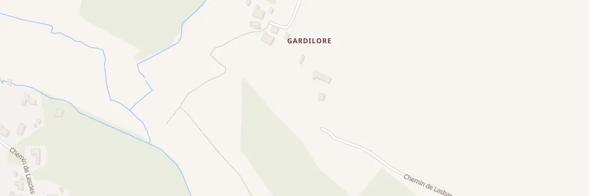 Plan du 480 Che de Lesbats à Sabres
