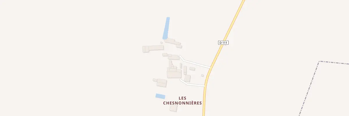Plan du 1 Les Chesnonnieres à Moutiers