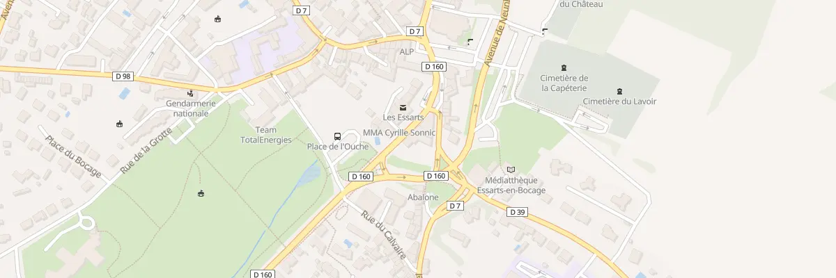 Plan du 39 Rue du général de gaulle à Essarts-en-Bocage