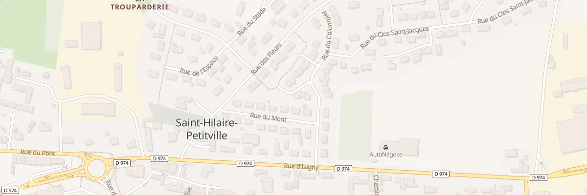 Plan du 5 Rue du Colombier St Hilaire à Carentan-les-Marais