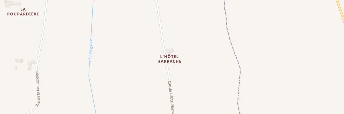 Plan du 5055 Hotel Harrache au Mesnil-Eury
