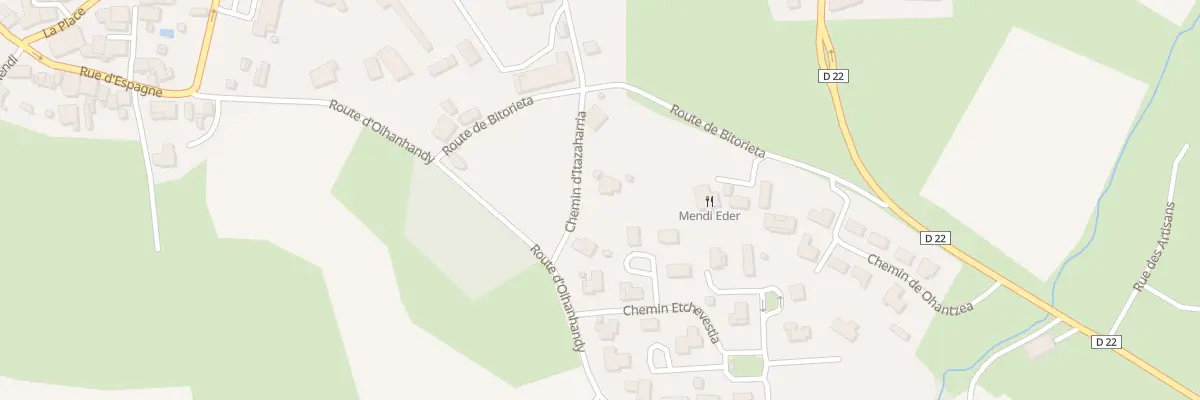 Plan du 7431 Erdoice à Irissarry