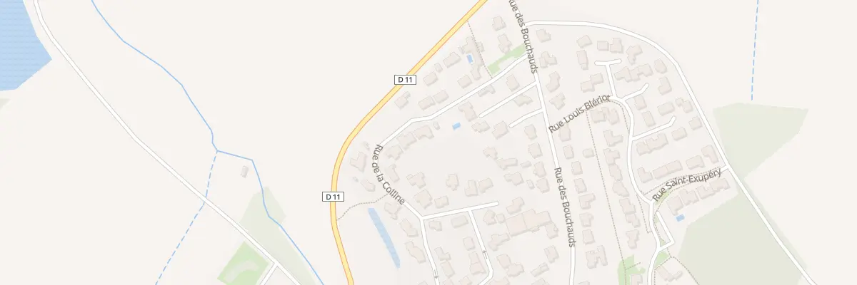 Plan du 1 Rue de la colline à Essarts-en-Bocage