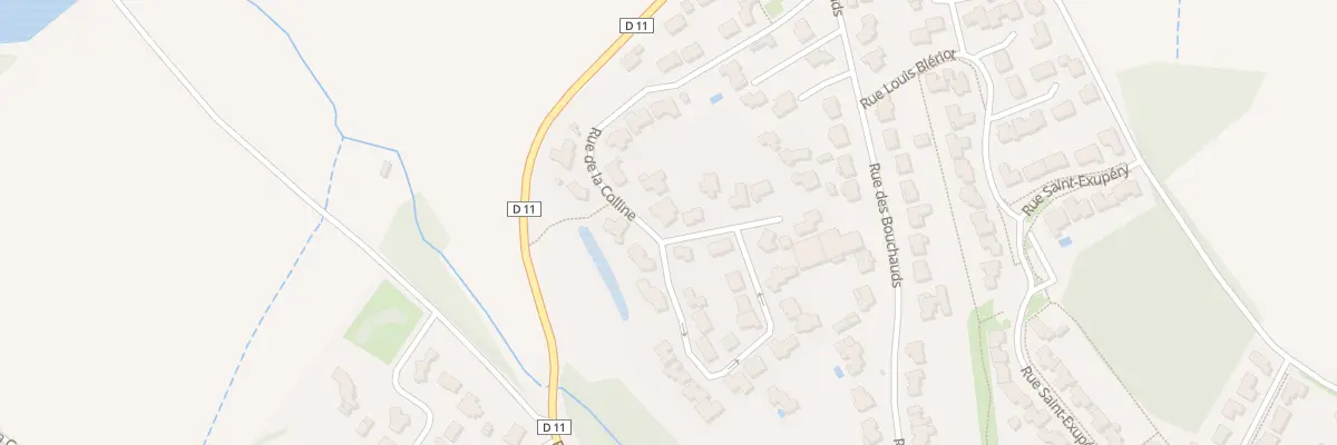 Plan du 11 Rue de la colline à Essarts-en-Bocage