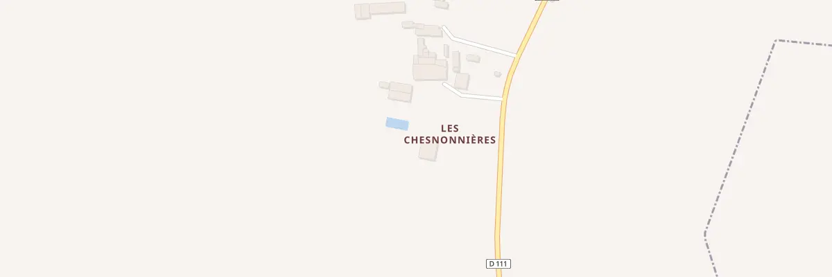 Plan du 4 Les Chesnonnieres à Moutiers