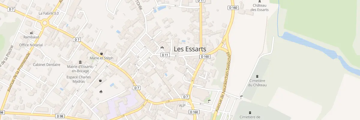 Plan du 30 Rue du Mal de Lattre à Essarts-en-Bocage