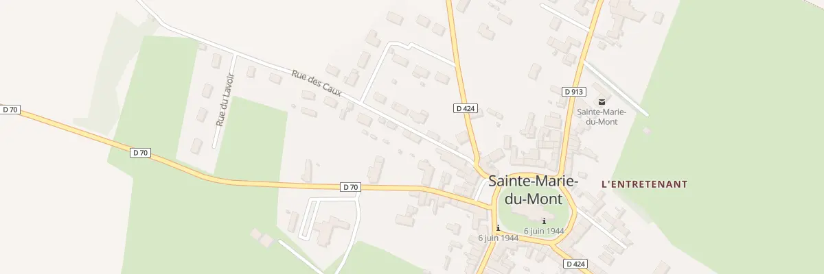Plan du 7 Rue des Caux à Sainte-Marie-du-Mont
