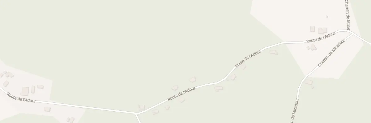 Plan du 875 Rte de l’Adour à Sainte-Marie-de-Gosse