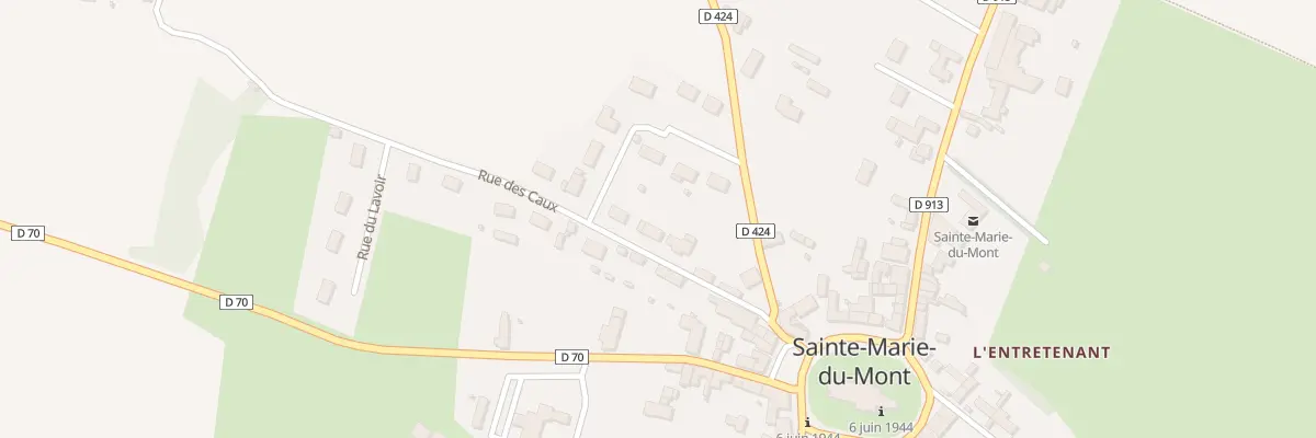 Plan du 8 Rue des Caux à Sainte-Marie-du-Mont