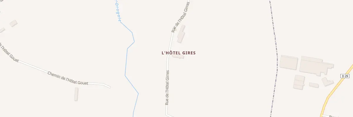 Plan du 5056 Hotel Gires au Mesnil-Eury