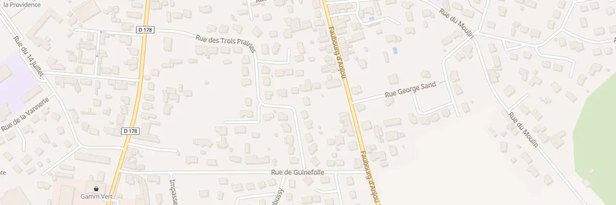 Plan du 311 Rue des Trois Prairies à La Guerche-de-Bretagne