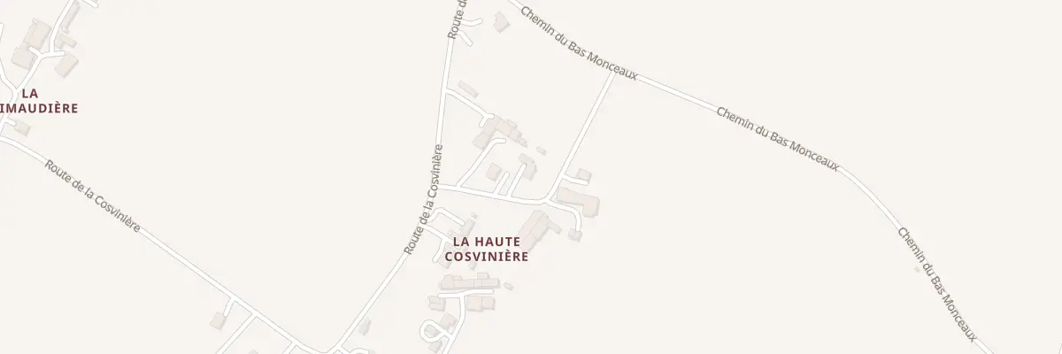 Plan du 30 La Haute Cosvinière à Billé