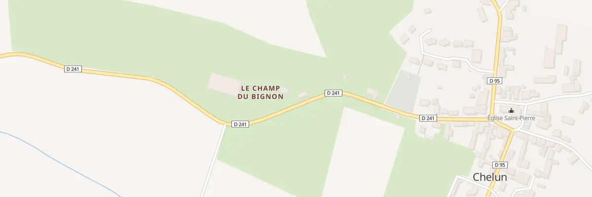 Plan du 2 Le Champ du Bignon à Chelun