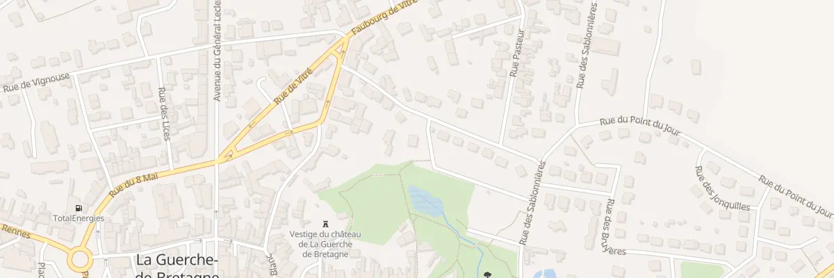 Plan du 9005 Rue Clémenceau à La Guerche-de-Bretagne