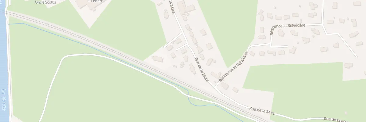 Plan du 14 Rue de la Mare - St Hilaire Pe à Carentan-les-Marais