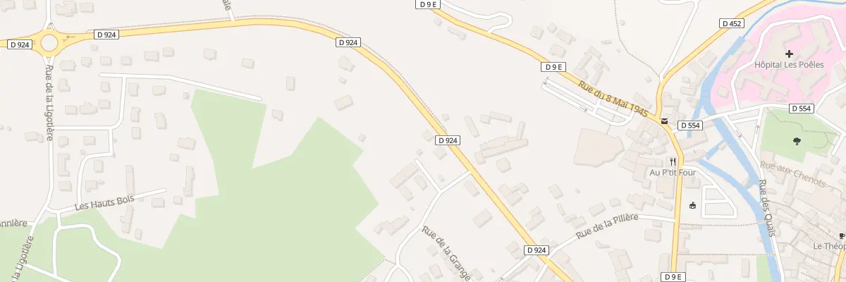 Plan du 77 Rue Jules Tetrel - Villedieu à Villedieu-les-Poêles-Rouffigny