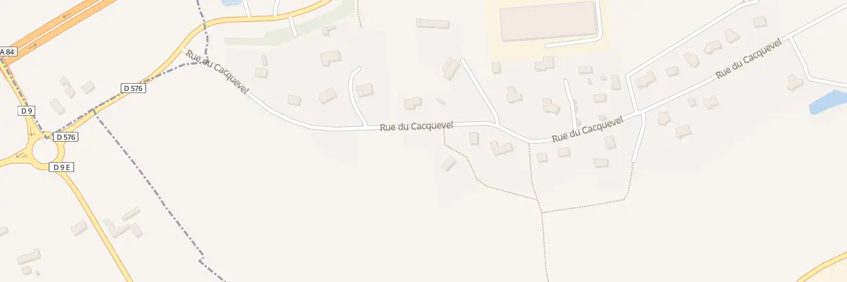 Plan du 29 Rue du Cacquevel - Villedieu à Villedieu-les-Poêles-Rouffigny