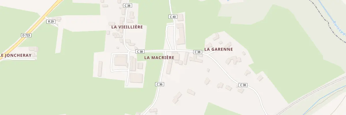 Plan du 84 La Macrière à Oudon